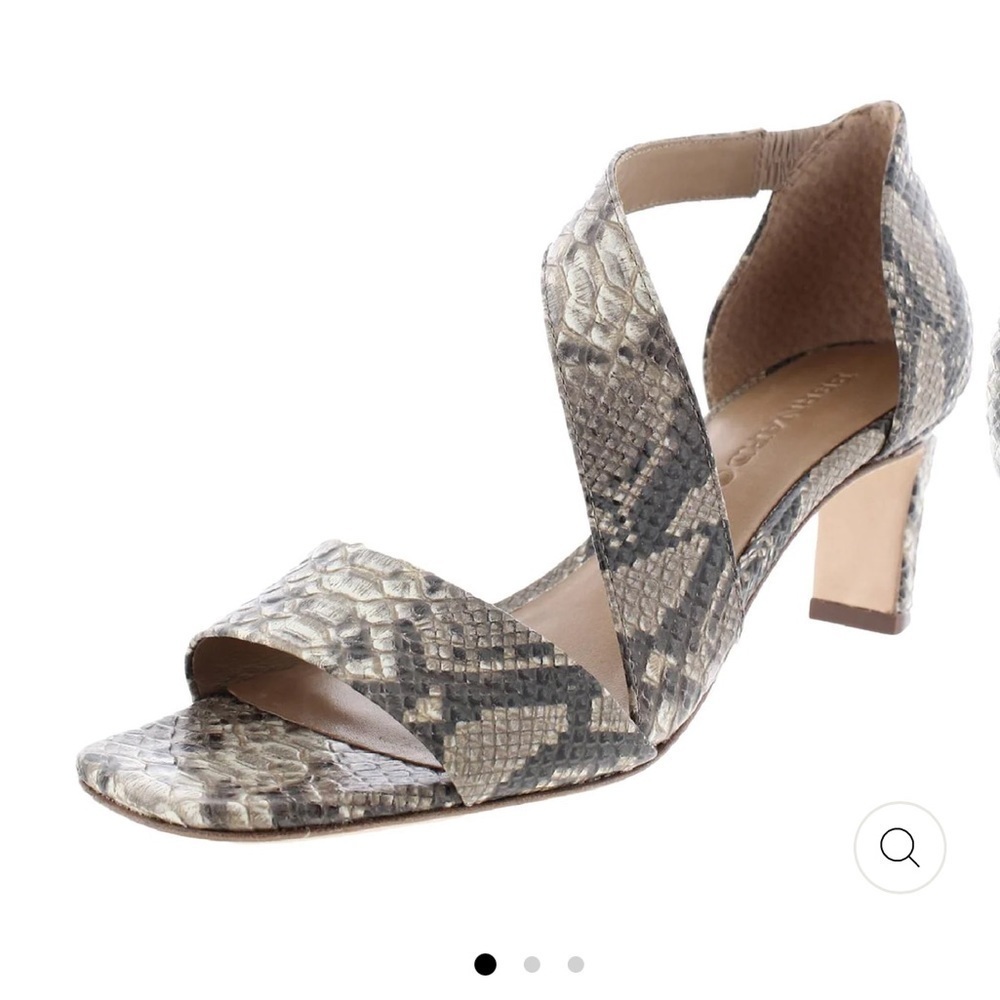 VGUC Bernardo Camille Heels in Snakeprint Block Heels - Picture 8 of 11